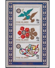 F-EX42390 COOK IS MNH 1980 PIGEON BIRD 75th ANNIV INTERNATIONAL ROTARY CLUB.