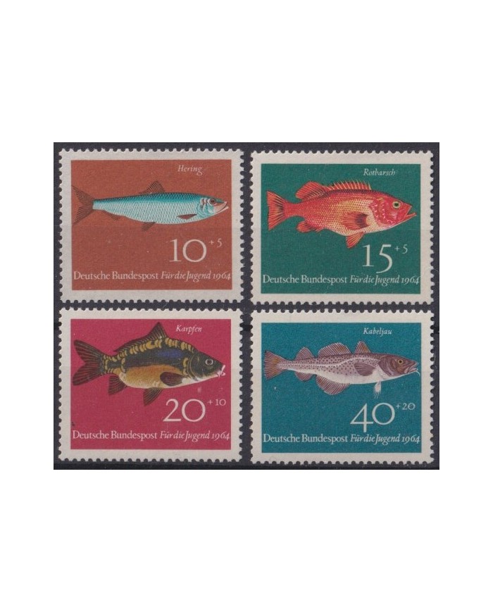 F-EX41721 GERMANY MNH 1964 FISH PECES.