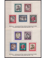 F-EX41892 NICARAGUA MH 1957 BOYS SCOUT LORD BADEN POWELL IMPERF SHEET.
