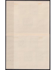 F-EX41892 NICARAGUA MH 1957 BOYS SCOUT LORD BADEN POWELL IMPERF SHEET.