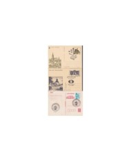 F-EX1908 POLONIA POSLKA POLAND. MAGYAR. 10 SPECIAL CANCEL CHESS AJEDREZ.