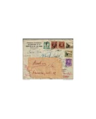 F-EX321 SPAIN ESPAÑA HOTEL SIMON. SEVILLA. CENSORSHIP CIVIL WAR 1937. ENGLAND