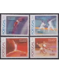 F-EX42748 PORTUGAL MNH 1984 LOS ANGELES OLYMPIC GAMES SOCCER FENCING ATHLETISM