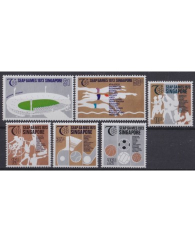 F-EX41960 SINGAPORE MNH 1973 SEAP ASIAN SPORT GAMES.