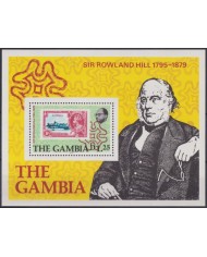 F-EX42625 GAMBIA MNH 1979 ROWLAND HILL CENTENARY OF DEATH.