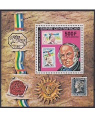 F-EX42375 CENTRAL AFRICA MNH 1978 CENTENARY OF ROWLAND HILL DEATH.