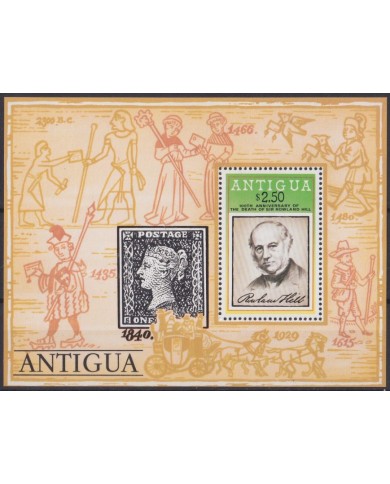 F-EX42339 ANTIGUA MNH 1979 ROWLAND HILL CENTENARY OF DEATH
