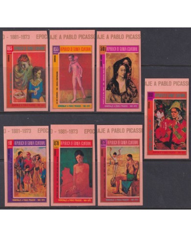 F-EX41835 GUINEA ECUATORIAL MNH 1974 ART PAINTING PABLO PICASSO IMPERFORATED.