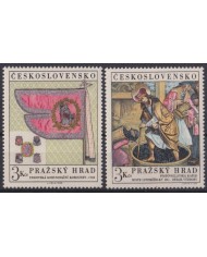 F-EX42246 CZECHOSLOVAKIA MNH 1969 ART PAINTING PRAZSKY HRAD.