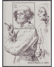F-EX42354 BELGIQUE BELGIUM MNH 1969 ART PAINTING POSTPHILA.