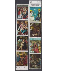 F-EX42224 PARAGUAY MNH ART PAINTING MEMLING GIORGIONE PARCHER PULZONE.