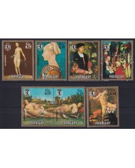 F-EX41848 PARAGUAY MNH ART PAINTING NUDE WOMAN MUSEO DE BERLIN CRANACH CARAVAGGIO.