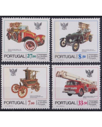 F-EX42261 PORTUGAL MNH 1981 FIREFIGHTERS BOMBEROS.
