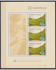 F-EX41869 PORTUGAL MADEIRA MNH 1983 EUROPA ART PAINTING LANDSCAPE SHEET.