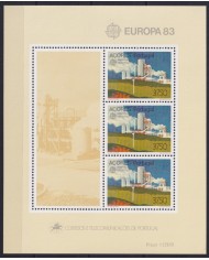 F-EX41868 PORTUGAL AZORES MNH 1983 EUROPA GEOTERMIA ENERGY SHEET.