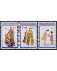 F-EX42614 FIJI IS MNH 1977 QUEEN SILVER JUBILEE.