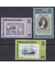 F-EX41983 TRISTAN DA CUNHA MNH 1976 FESTIVAL OF STAMPS SHIP & QUEEN ELIZABETH.