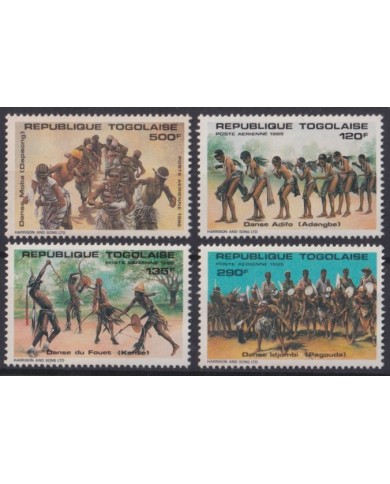 F-EX42137 TOGO MNH 1985 ETHNIC TRADITIONAL DANCE.
