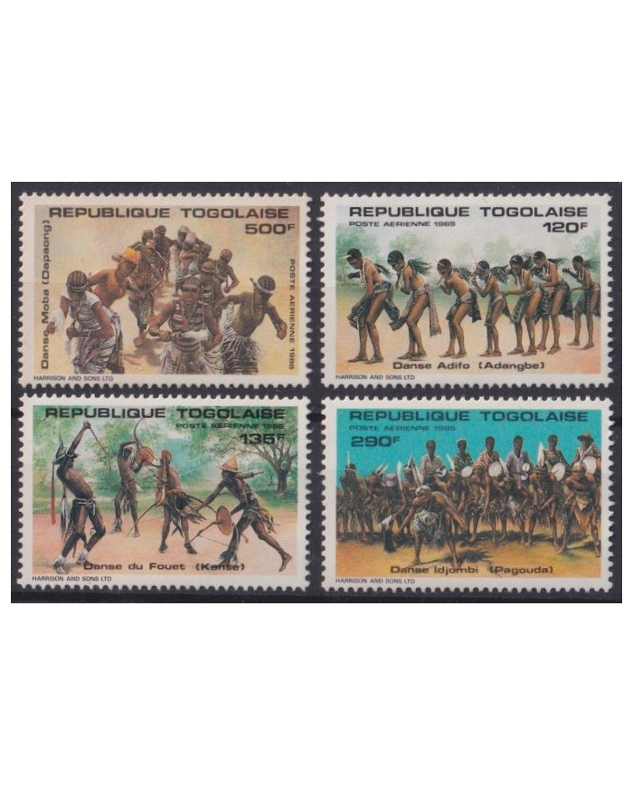F-EX42137 TOGO MNH 1985 ETHNIC TRADITIONAL DANCE.