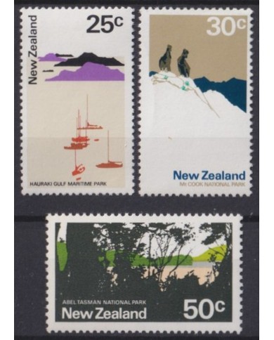 F-EX42079 NEW ZEALAND MNH MOUNTAING LANDSCAPE ABEK TASMAN NATIONAL PARK.