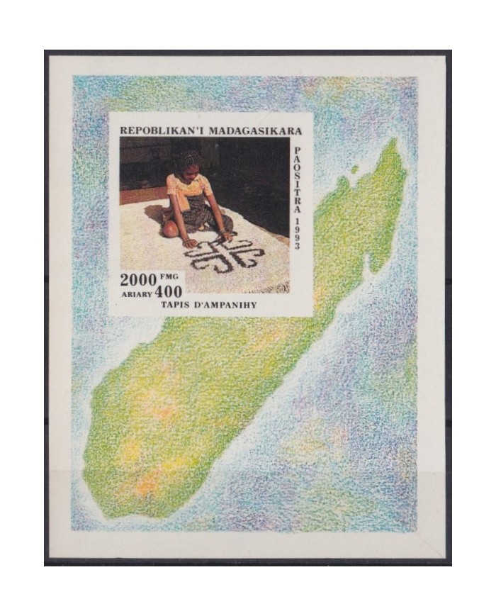 F-EX42700 MAURITANIE MNH 1993 PEOPLES ART TAPESTRY.