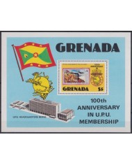 F-EX42644 GRENADA MNH 1981 CENTENARY OF UPU MEMBERSHIP.