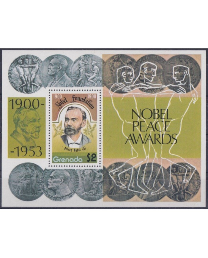 F-EX42641 GRENADA MNH 1978 ALFRED NOBEL AWARD.