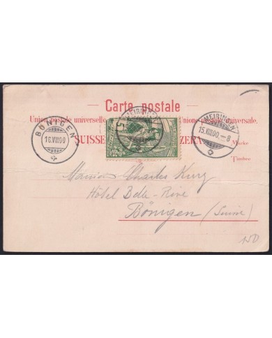 F-EX43128 SWITZERLAND 1900 POSTCARD BONIGEN – MEIRINSEN CAVE MEYRINSEN.