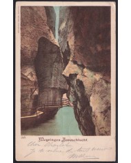 F-EX43128 SWITZERLAND 1900 POSTCARD BONIGEN – MEIRINSEN CAVE MEYRINSEN.