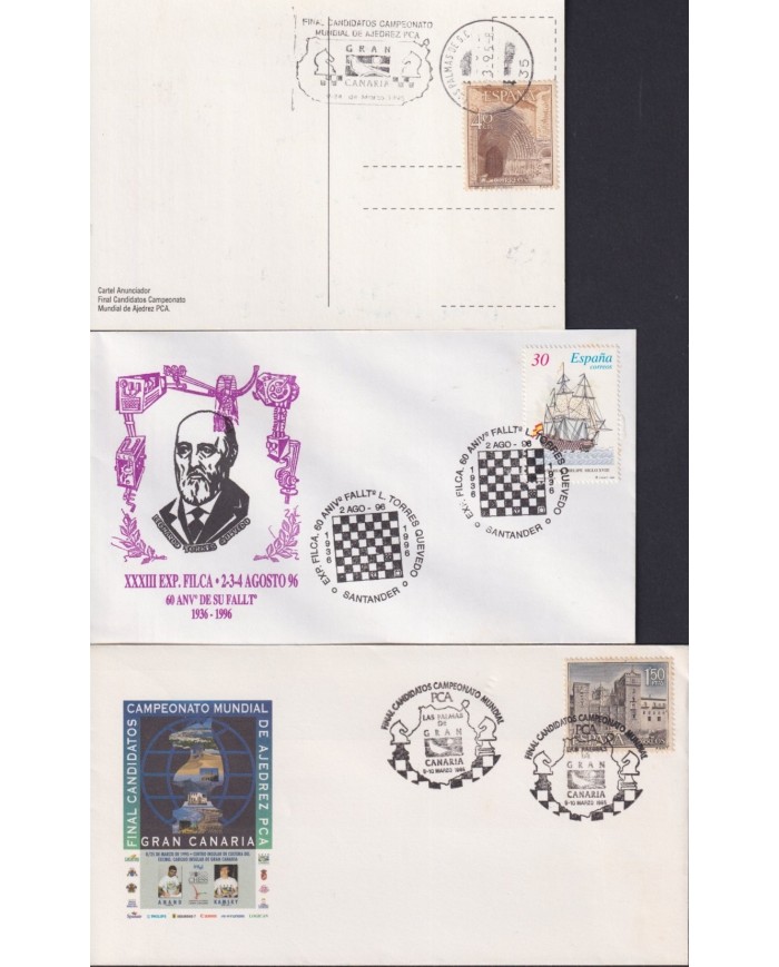F-EX1939 ESPAÑA SPAIN. 11 SPECIAL CANCEL CHESS AJEDREZ.