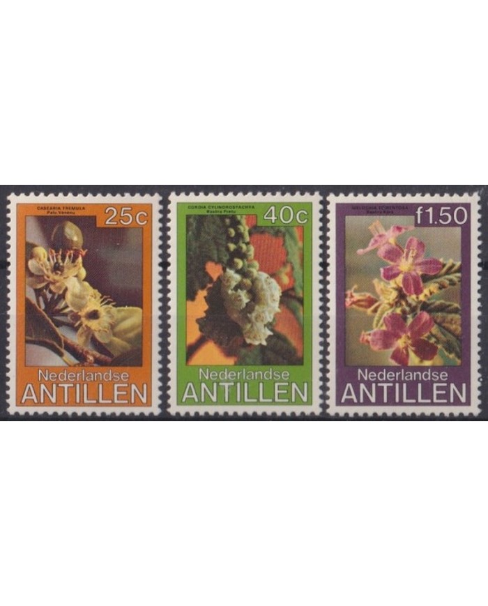 F-EX42801 NEDERLAND ANTILLES MNH 1979 FLOWER FLORES.