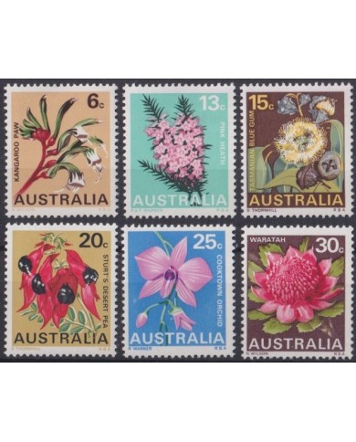 F-EX42805 AUSTRALIA MNH 1968 FLOWER FLORES.