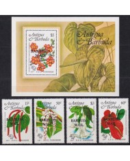 F-EX41941 BARBUDA MNH 1984 FLOWER FLORES.