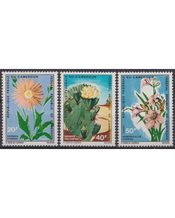 F-EX42825 CAMEROUN CAMERUN MNH 1971 CACTUS FLOWER FLORES.