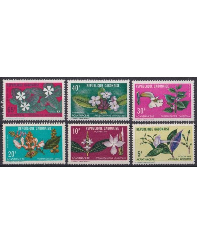 F-EX42865 GABON MNH 1972 FLOWER FLORES ORQUIDEAS ORCHID.
