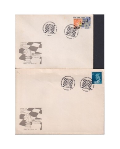 F-EX1939 ESPAÑA SPAIN. 11 SPECIAL CANCEL CHESS AJEDREZ.