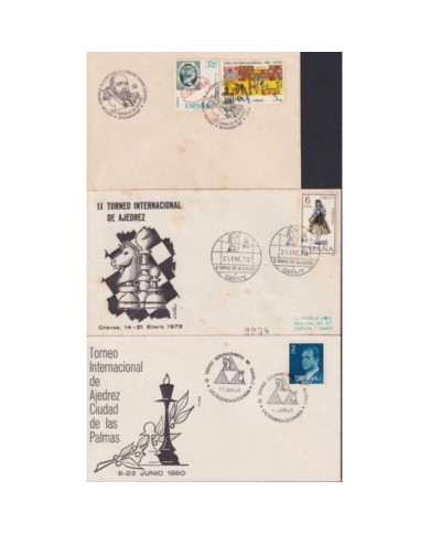 F-EX1939 ESPAÑA SPAIN. 11 SPECIAL CANCEL CHESS AJEDREZ.