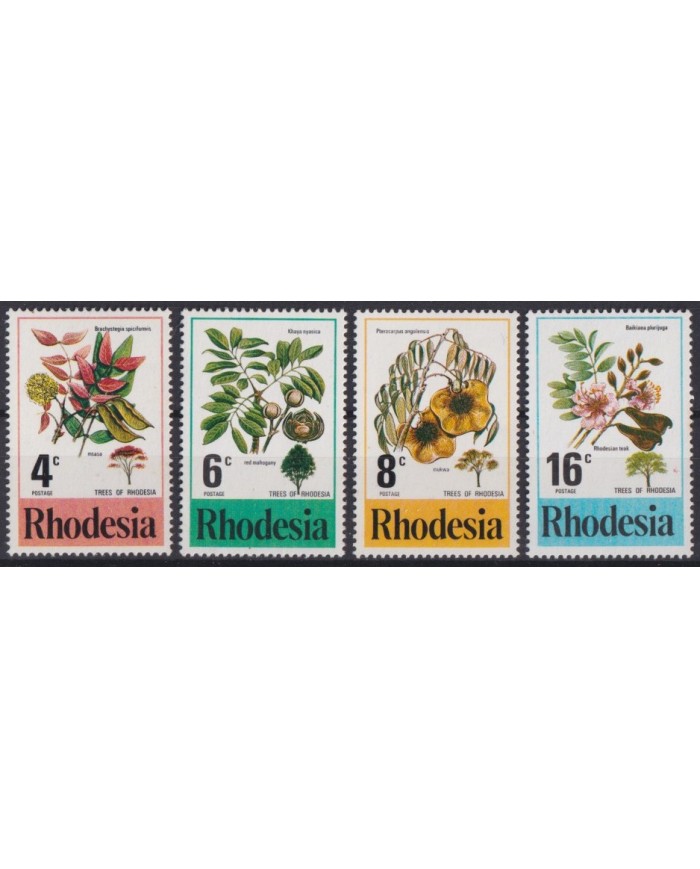 F-EX42995 RHODESIA MNH 1976 FLOWER FLORES.