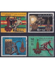 F-EX42904 LIBYA MNH 1980 MOSCOW OLYMPIC GAMES ATHLETISM SOCCER.