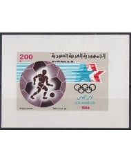 F-EX43034 SYRIA SIRIA MNH 1984 OLYMPIC GAMES SOCCER.