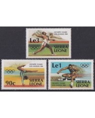 F-EX43030 SIERRA LEONE MNH 1984 OLYMPIC GAMES ATHLETISM.