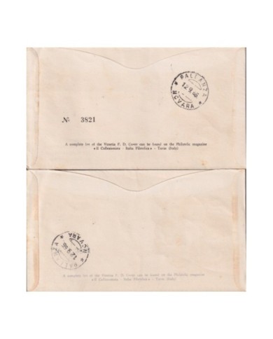 F-EX1981. SAN MARINO FDC TO ITALY 1966 SEA FAUNA. FISH SEA HORSE DOLPHINS.