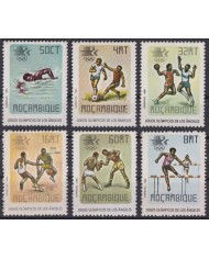 F-EX42941 MOZAMBIQUE MNH 1984 OLYMPIC GAMES ATHLETISM SWIMMING BOXING SOCCER.