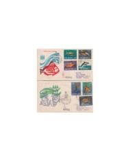 F-EX23271 ZAIRE MNH 1980 SHEET SEA MARINE WILDLIFE FISH PECES.