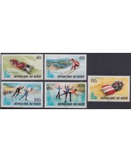 F-EX42958 NIGER MNH 1980 WINTER OLYMPIC GAMES LAKE PLACID SKI GYMNASTICS.