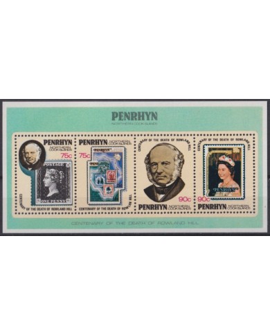 F-EX42986 PENRHYN MNH 1979 CENTENARY OF DEATH ROWLAND HILL.