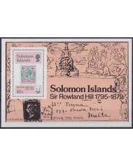 F-EX43038 SOLOMON MNH 1979 CENTENARY OF DEATH ROWLAND HILL.