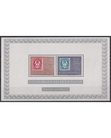 F-EX42969 NORWAY NORGE NOREG MNH 1972 CENTENARY OF STAMP.