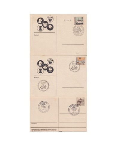 F-EX1926 CHECOSLOVAQUIA ESKOSLOVENSKO. 12 SPECIAL CANCEL CHESS AJEDREZ.