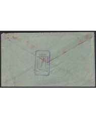 F-EX43213 SOUTH RHODESIA 1953 FDC RHODES CENT EXPO TO MADAGASDCAR CENSORSHIP.